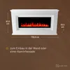 Glow Fire Elektrokamin 'Rhea' 127 | LED Standkamin in weiß Produktbild-Vorschau 4