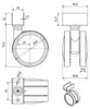 SOTECH Möbelrolle Hamm Ø 60 mm weiß/grau – U-Profil (2 Produktbild-Vorschau 6