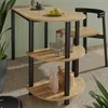 Küchentisch Vicco Freetown Goldkraft Eiche/Schwarz 110 x 50 Produktbild-Vorschau 5