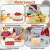 Transparente Glasschüssel mit Deckel, Große Salatschüssel Produktbild-Vorschau 7