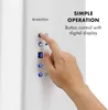 A hand is shown pressing a button on a white appliance control panel. Náhľad obrázku produktu