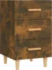 vidaXL Nočný stolík Smoked Oak 40x40x66 cm odvodený výrobok Náhľad obrázku produktu 2