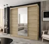 Skríň s posuvnými dverami, 3 dvere, 170 × 205 cm – dub Náhľad obrázku produktu 1