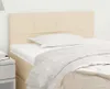 Kopfteil Creme 100x5x78/88 cm Stoff Produktbild-Vorschau 2