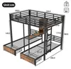 Flieks Etagenbett 140x200cm / 90x200cm mit 2 Schubladen, Produktbild-Vorschau 7