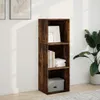 vidaXL Bücherregal Räuchereiche 40x30x114 cm Holzwerkstoff Produktbild-Vorschau 3