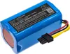 A blue lithium-ion battery pack with a black connector and colored wires. Náhled obrázku produktu