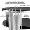Runder Couchtisch aus Glas, Doppelglas, modern, 80 x 80 x Produktbild-Vorschau 7
