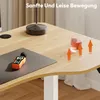 SANODESK QS1 140 x 60 cm Výškově nastavitelný stolní Náhled obrázku produktu 7