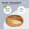 Katzenkorb -opal-, aus Wasserhyazinthe, auch für kleine Produktbild-Vorschau 2
