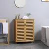 kleankin Meuble salle de bain en bambou, armoire salle de Voir les images du produit 2