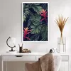 Poster - Poster ohne Rahmen - Exotisch Blumen Blätter - Produktbild-Vorschau 5