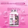 Biotin Hochdosiert Vitastrong mit Selen Zink, Keratin, Produktbild-Vorschau 5