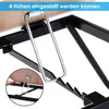 COSTWAY Laptoptisch klappbar, Arbeitstisch 4-Fach Produktbild-Vorschau 4