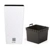 Blumenkübel 16,3 L Rattan-Optik Weiss Pflanzkübel h. 42 cm Produktbild-Vorschau 1