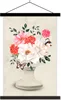MuchoWow® Textilposter Schmetterlinge - Blumen - Stilleben Produktbild-Vorschau 1
