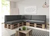 sunnypillow 8er Palettenkissen Set mit abnehmbarem Bezug Produktbild-Vorschau 2