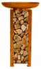 HOME DELUXE - Rost Feuerschale - FRANK, Maße: 34 x 91 x 34 Produktbild-Vorschau 1
