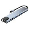 Hub USB 3.1 Tipo C, 8 in 1 Anteprima dell’immagine prodotto 1
