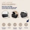 Casaria Banc de rangement noir 80x40x40cm Coffre de Voir les images du produit 5