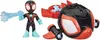 A Miles Morales action figure with a web accessory and a vehicle. Anteprima dell’immagine prodotto