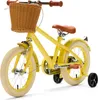 Génération Retro 14 pouces jaune - Vélo enfant avec panier Voir les images du produit 2