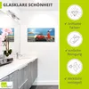 ARTland Glasbild Urlaub in den 60er Jahren Größe: 60x30 cm Produktbild-Vorschau 2