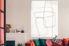 MuchoWow® Poster Kunst - Braun - Weiß - Minimalismus Produktbild-Vorschau 2