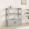 vidaXL Príborník betón sivý 80x30x90 cm odvodený výrobok z Náhľad obrázku produktu 1