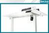 Biurko gamingowe elektryczne regulowane 120x60cm białe do Podgląd zdjęcia produktu 27