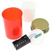 2 LED-Grablichter, rot mit realistischen Flackereffekten, Produktbild-Vorschau 4
