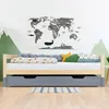 Under Bed Wooden Drawer with two cutouts BUDDY on Wheels - Produktbild-Vorschau 1