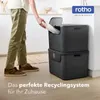 Rotho 3er-Set Mülltrennsystem je 55L Albula – Mülleimer mit Produktbild-Vorschau 2
