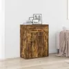 vidaXL Credenza in rovere fumé 60x30x75 cm Materiale a base Anteprima dell’immagine prodotto 1