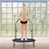 COSTWAY φ101cm Fitmess trampolína, mini trampolína s Náhled obrázku produktu 3