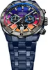 A close-up studio shot of a men's Festina Chrono Bike watch. Voir les images du produit