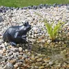 CLGarden Solar Wasserspeier Frosch NSP9 Springbrunnen für Produktbild-Vorschau 3