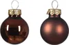 Weihnachtskugeln Glas 2,5cm 24 Stück - Espressobraun Produktbild-Vorschau 2