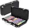 JOIEYOU Pokerkoffer Set 500 Chips Pokerset Poker Set inkl. Produktbild-Vorschau 1