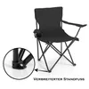 BigDean 2X Faltstuhl DUNKELGRAU Campingstuhl Anglerstuhl Produktbild-Vorschau 5