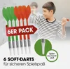 Dartscheibe Dartboard Soft Dart Set Dartspiel mit 6 Pfeilen Produktbild-Vorschau 8