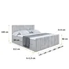 ALTDECOR Boxspringbett mit Fußteil, H3 Matratze und Topper Produktbild-Vorschau 6