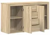 vidaXL Sideboard Sonoma-Eiche 120 x 36 x 69 cm Produktbild-Vorschau 5