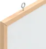 A close-up view of the corner of a whiteboard with a wooden frame and a hanging hook. Náhled obrázku produktu