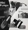 Optio Cycle Mini Fahrradpumpe 120 PSI (8,3 Bar) Luftpumpe Produktbild-Vorschau 9