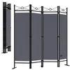 DEUBA® 2er Set Trennwand 180x160cm 4 teilig Blickdicht Produktbild-Vorschau 10