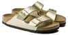 Birkenstock Arizona Damen-Pantoletten in Gold – weite Produktbild-Vorschau 2