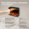 Camino elettrico KAMINIO LEA - Camino elettrico 3 in 1 con Anteprima dell’immagine prodotto 4