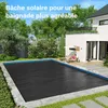 Wiltec Bâche à bulles solaire rectangulaire pour piscine, 5 Voir les images du produit 2