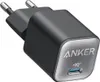 A black Anker 511 Nano III 30W charger with silver accents and a USB-C port. Anteprima dell’immagine prodotto